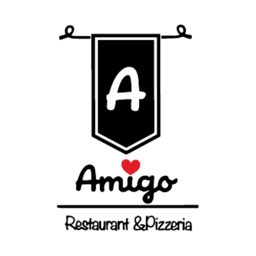 Amigo Restaurant & Pizzeria logo.